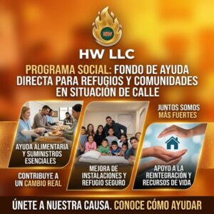 PROGRAMA SOCIAL: FONDO DE AYUDA DIRECTA PARA REFUGIOS Y COMUNIDADES EN SITUACIÓN DE CALLE